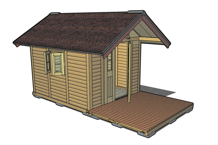 ドゥーパ 小屋の3d図面を公開 Cadiy3dオフィシャルサイト
